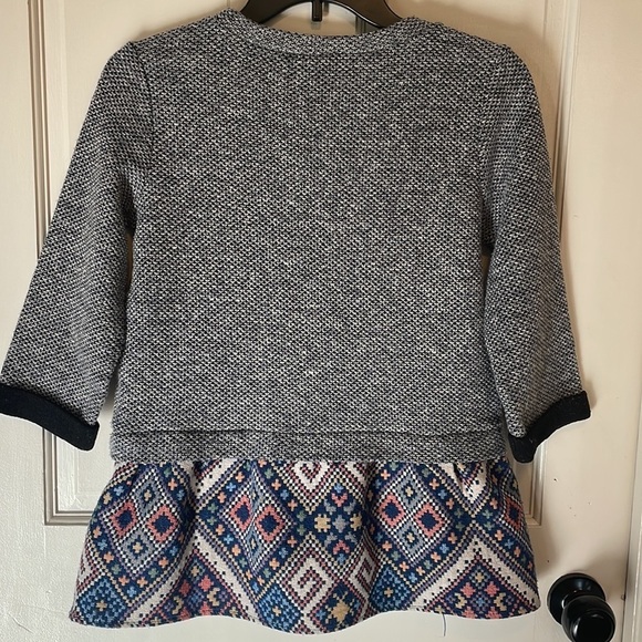 Anthropologie THML  Aztec Style Small Knitted Women Top Pullover Crew Sweater - Picture 4 of 6
